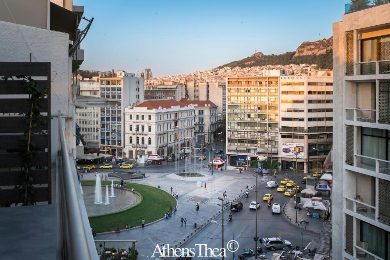 Athensthea Alpha Luxury Penthouse Apt In Omonia Ngoại thất bức ảnh